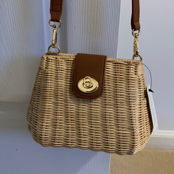 Talbots Handbags - Wicker crossbody NWOT